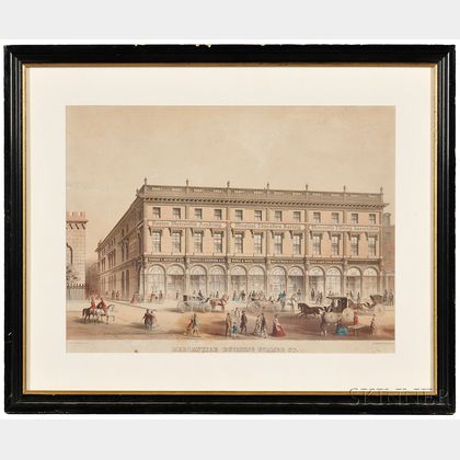 J.H. Buffords, publisher (Boston, 19th Century) MERCANTILE BUILDING SUMMER STREET.