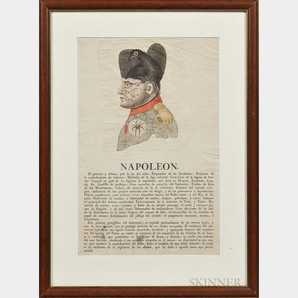 "Napoleon" The Triumph of 1813 Etching