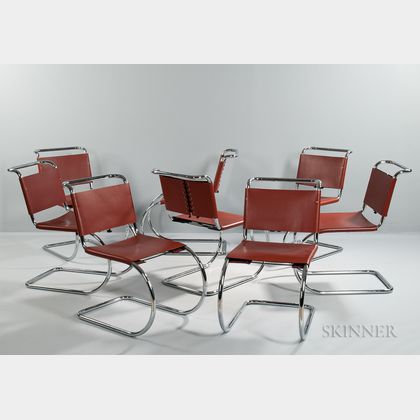 Eight MR Style Chairs 