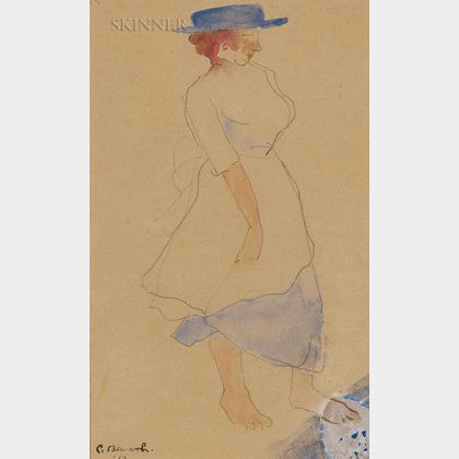 Charles Demuth (American, 1883-1935) Blue Hat