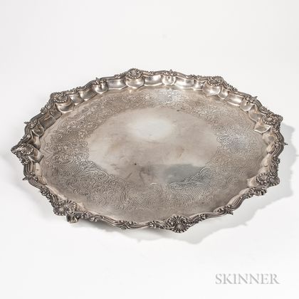 Gorham Sterling Silver Footed Tray