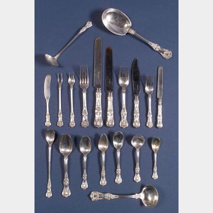 Tiffany & Co. "English King" Sterling Partial Flatware Service