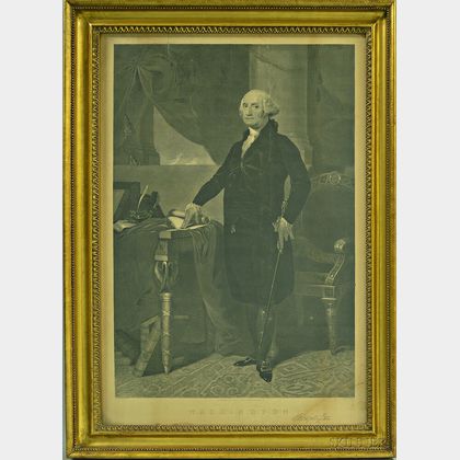 Framed John Taylor Print of George Washington