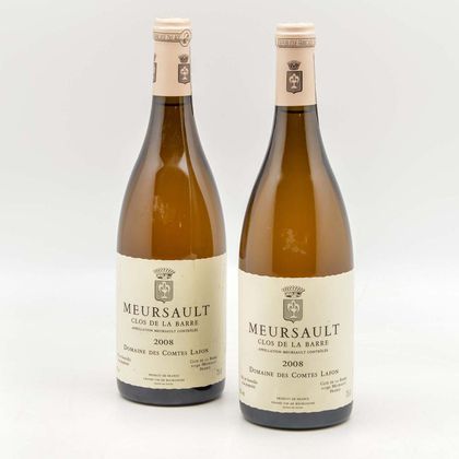 Comtes Lafon Meursault Clos de la Barre 2008, 2 bottles 