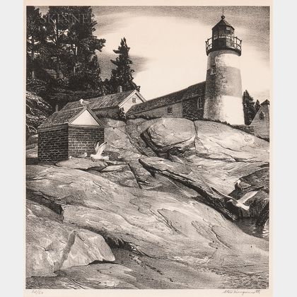 Stow Wengenroth (American, 1906-1978) Island Light