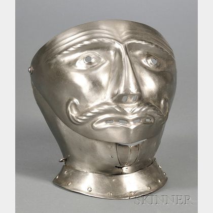 Steel Late 16th Century-style Mask Visor