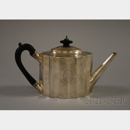 English Georgian Sterling Teapot