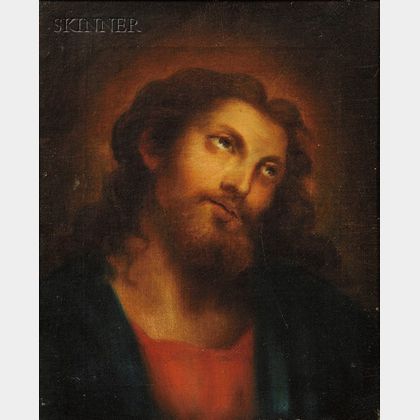 Italian School, 17th Century Style Lot of Two Images: Christ