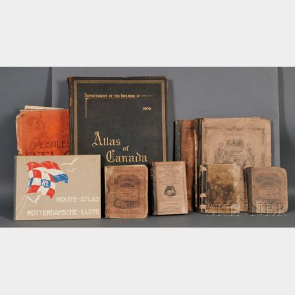 Atlases and Maps, Nine Bound Volumes, and Assorted Loose Maps: