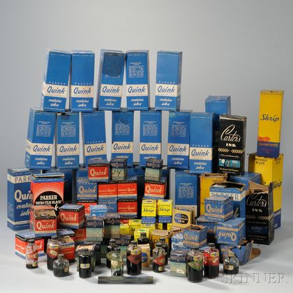 Large Collection of Fountain Pen Ink