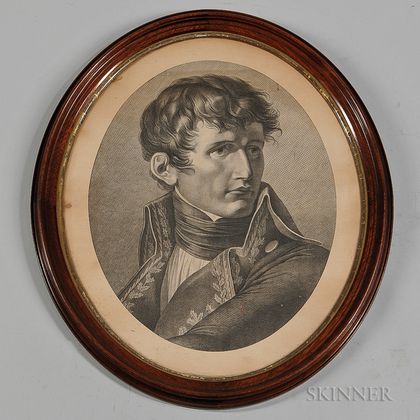 Napoleon Premier Consul de la Republique Francaise Stipple Engraving