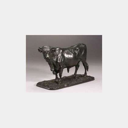 Pierre Jules Mene (French, 1810-1879) Bull/Taureau Normand