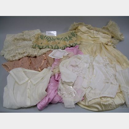 Lot of Assorted Victorian and Later Whites and Other Clothing