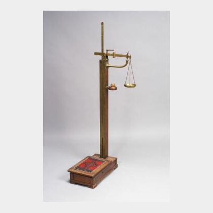 Oak Personal Weighing Machine by W. & T. Avery Ltd.