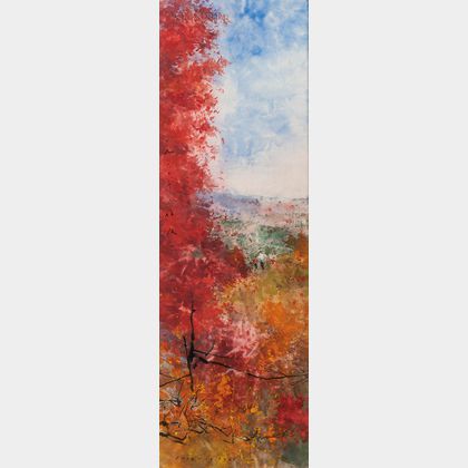 Chen Chi (Chinese/American, 1912-2005) Autumn Landscape