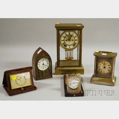 Collection of Five Clocks