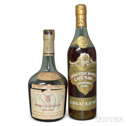 Mixed Cognac, 2 4/5 quart bottles 