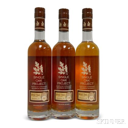 Buffalo Trace Single Oak Project Bourbon, 3 375ml bottles 