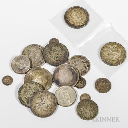 Small Group of South American Silver Coins