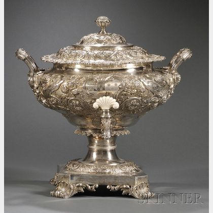 George IV Silver Tea Urn