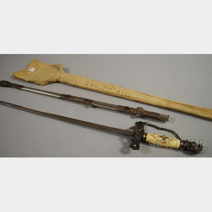 Fraternal Ceremonial Sword and Scabbard
