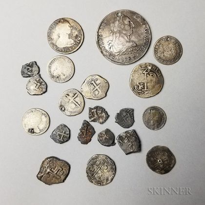 Small Group of Spanish Colonial Coins