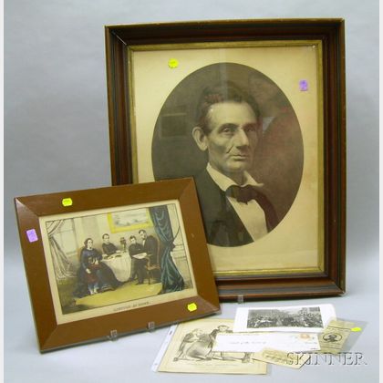 Group of Abraham Lincoln Related Items