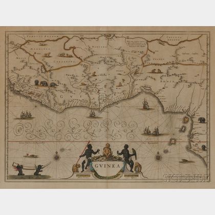 Guinea. Johannes Janssonius (1588-1664) Guinea