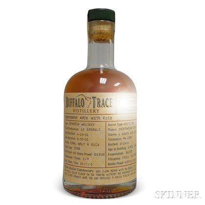 Buffalo Trace Experimental Collection Bourbon Made with Rice 9 Years 5 Months Old, 1 375ml bottle 