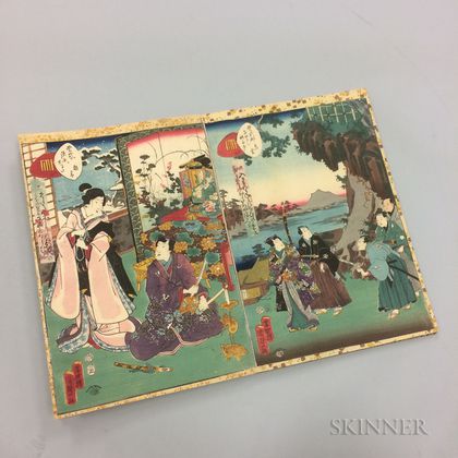 Utagawa Kunisada II (1823-1880),Complete Set of Fifty-four Modern Feelings 