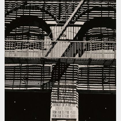 Ralph Steiner (American, 1899-1986) Park Avenue Garage