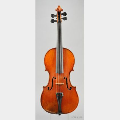 American Violin, George Gemunder, New York, 1858