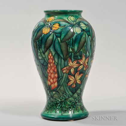 Large Moorcroft Floral-decorated Vase