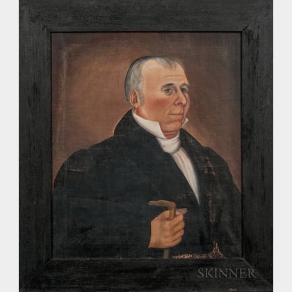 Samuel Lyman Richardson (Maine, act. 1830s) Portrait of Colonel Daniel Lewis