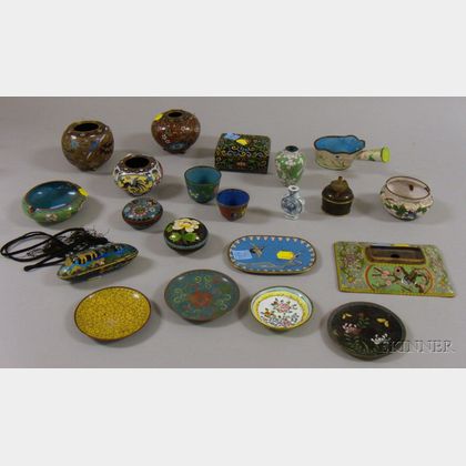 Group of Cloisonne
