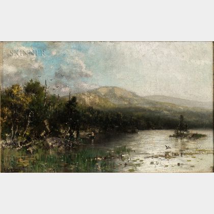 George Herbert McCord (American, 1848-1909) Lake George, Paradise Bay