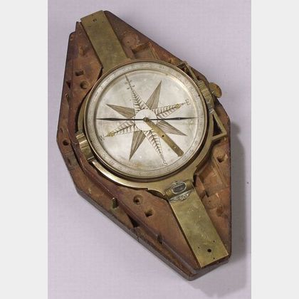 Platt Copy Brass Surveyor's Compass