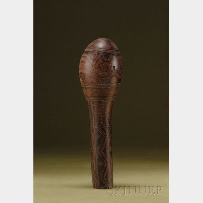 Pre-Columbian Pyro-Engraved Gourd