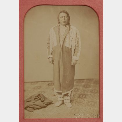 Framed Photograph of Ute Chief Ouray