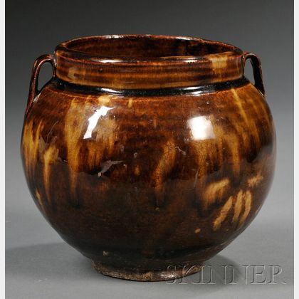 Jizhou "Tortoiseshell" Glazed Jar