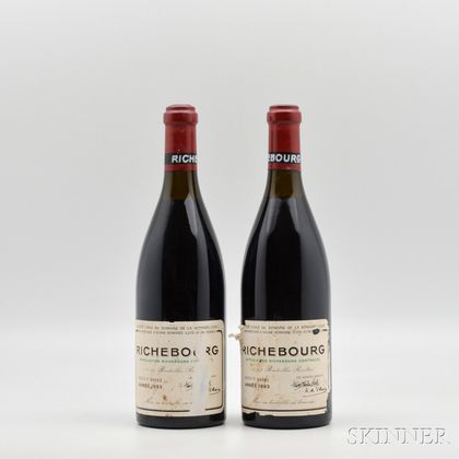 Domaine de la Romanee Conti Richebourg 1993, 2 bottles 