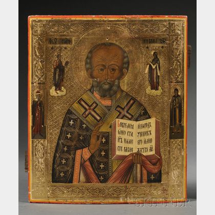 Russian Icon of Saint Nicolas