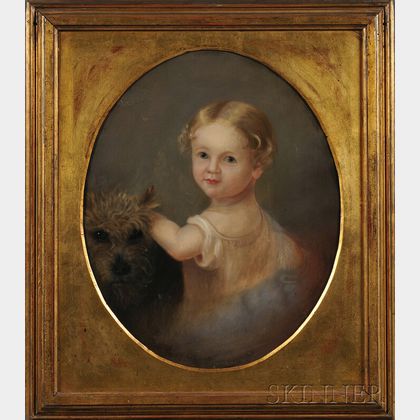 Mary Jane Peale (American, 1827-1902) Anna Francis Peale, Aged One Year