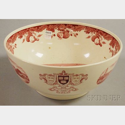 Wedgwood Harvard Tercentenary Ceramic Punch Bowl