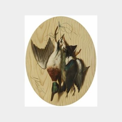 Michelangelo Meucci (Italian, 1840-1890) Game Birds