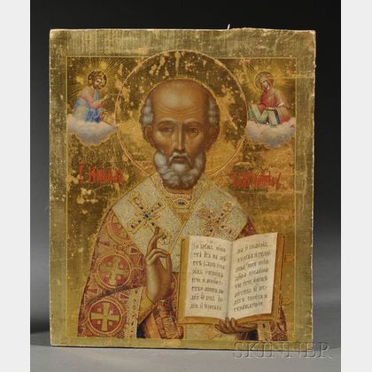 Russian Icon of Saint Nicolas