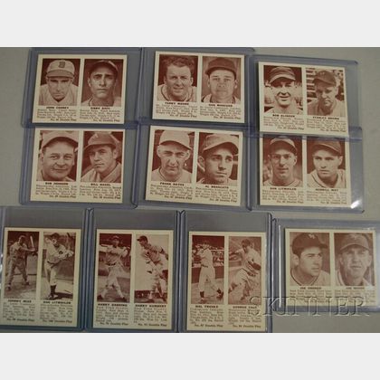 Ten 1941 Double Play Baseball Cards