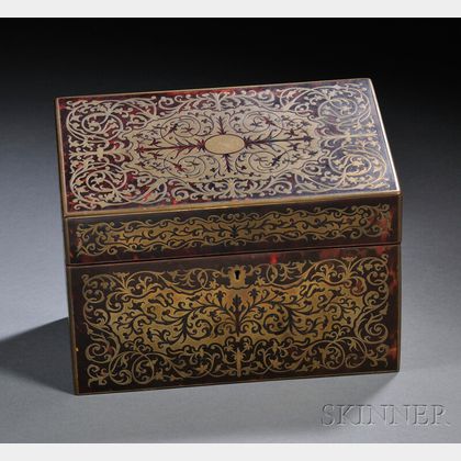 Victorian Boullework Letter Box