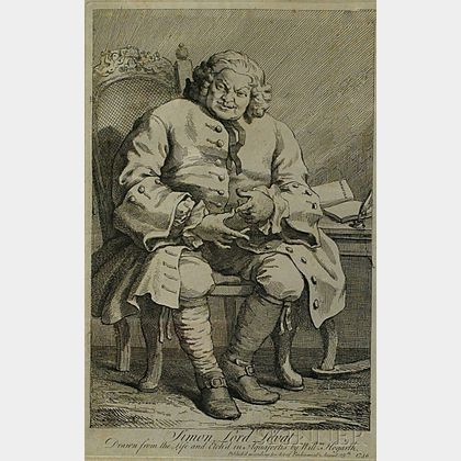 William Hogarth (English, 1697-1764) Simon Lord Lovat