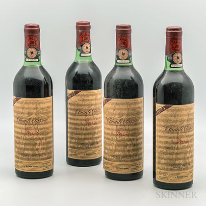 Fossi Chianti Classico Riserva 1971, 4 bottles 